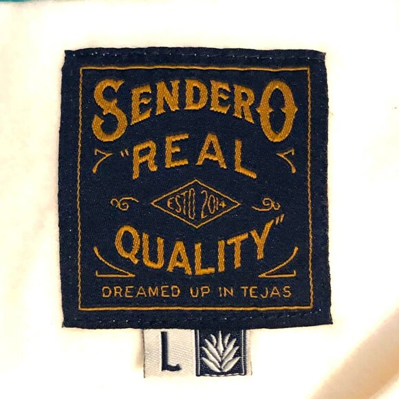 New SENDERO All Hat No Cattle Graphic Sweatshirt Ivory L - Picture 6 of 7